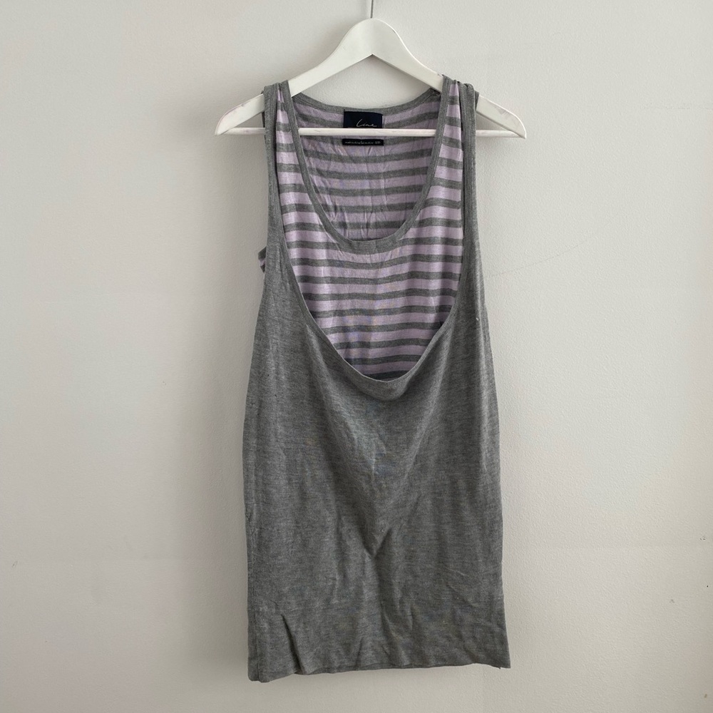 Canadian Brand Line Knitwear Double Layered Tunic